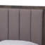 Auvent tapissier, grand lit Ciarra, gris / vert H 87,3 po x L 85,4 po x l 63,8 po-450850083