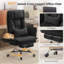 Fauteuil de bureau grand et grand, accoudoirs rabattables pour animaux de compagnie et assis en tailleur, fauteuil de jeu ergonomique pour ordinateur avec coussin lombaire-1867287278