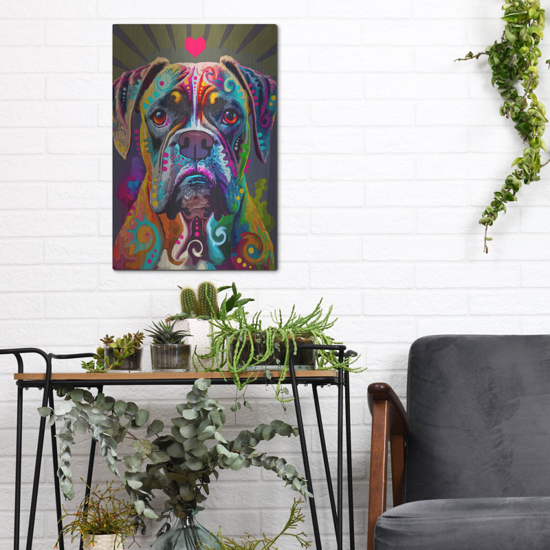 «Boxer» par Dean Russo, H 16 po x l 12 po