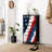 4 Drawer Dresser for Bedroom, Narrow Chest of Drawers, Wooden Top and Study Iron Frame 18"x37.5"-(WxH)
