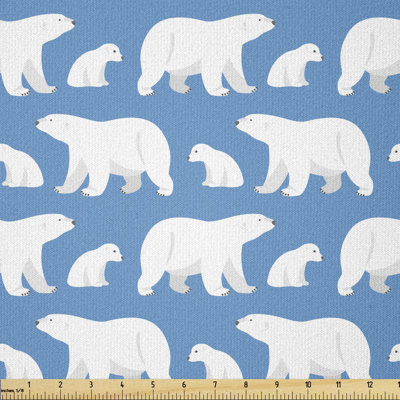 Creaghan Polar Bear Family Multi-Purpose Fabric