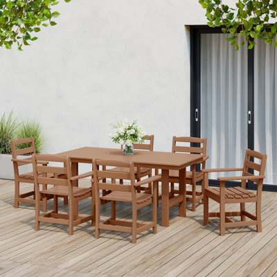 7-Piece Arm Chair Dining Set