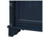 Console rétro 40 "avec tablette de rangement réglable - Table d'entrée bleu marine pour couloir, salon, vestibule | Table de canapé en pin massif