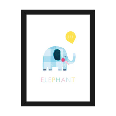 Éléphant - impression d'art graphique