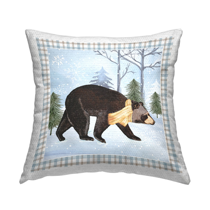 Housse et insert de coussin décoratif carré en polyester pour l'intérieur et l'extérieur