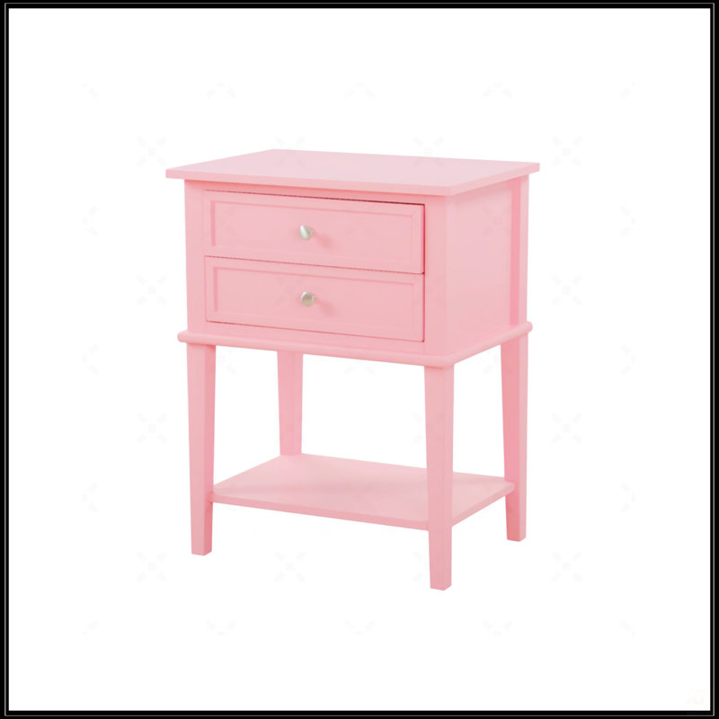 Table de chevet Newton, Rose