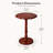 Round End Table 16"d×23"h
