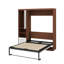 Lit escamotable double pleine grandeur avec armoire-788551563