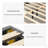 Bed Frame, Linen Storage Headboard, Strong And Stable, No Noise,Under Bed Storage, No Box Spring (Carbon Gray)-1912162662