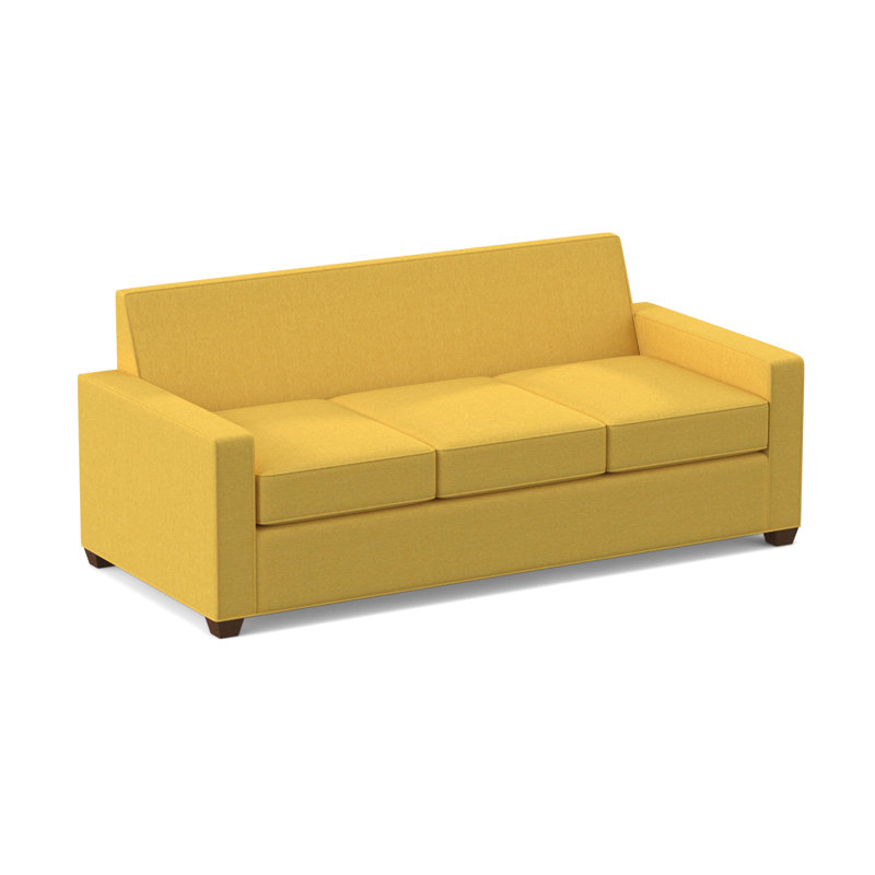 Avery Queen Sleeper Sofa, Antic Mimosa, Montana Walnut, Innerspring