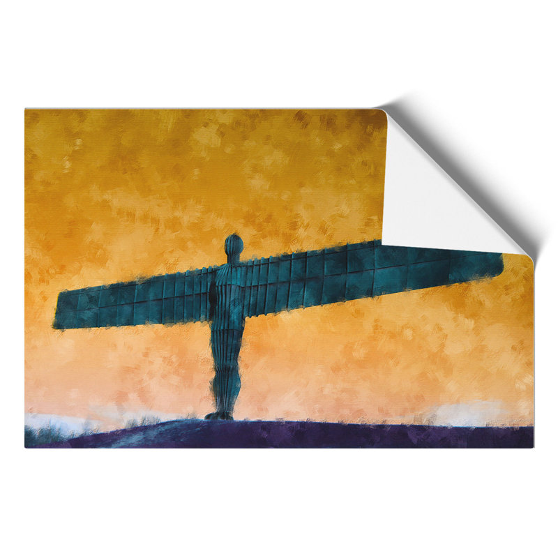 Angel Of The North In Newcastle Vol.2 - No Frame Print, 21cm H x 30cm W x 0.1cm D