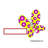 Personalized Butterfly Small Spinning Key Chain-106752924