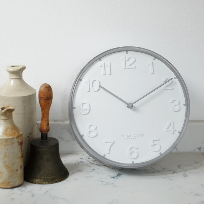 Wall Clock, Grey