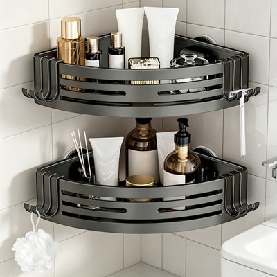 Aluminum Wall Bathroom Shelves