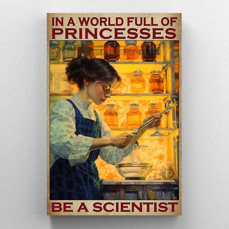 «Cardyn Be A Scientist», impression sur toile, H 36 po x l 24 po x P 1,25 po