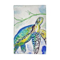 4 Pack Sea Kitchen Towels Beach Dish Towels for Kitchen Turtle Towels Hand  Towels Ocean Animal Nautical Dish Cloths Kitchen Tea Towels for Cleaning