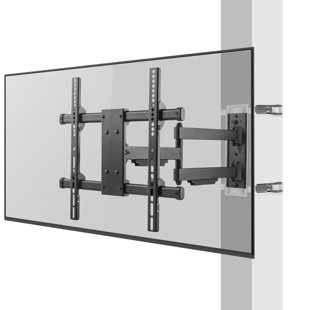 CondoMounts NO Drill Full Motion Pillar TV Mount,Holds 80lbs,Fits 8" & Wider