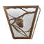 2 - Light Flush Mounted Sconce