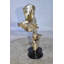Farlay Modern Art of a Saxophone Player Bronze Statue on Marble Size: 7" x 5" x 15"H