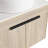 Modern Bathroom Vanity With Ceramic Basin And Soft Close Door, Wall Mounted For A Sleek Look.