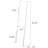 Space-Saving Steel Leaning Ladder Rack For Modern Home Storage And Organization