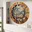 Solid Wood Wall Clock-1923536174