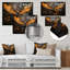 «Woman Glowing Pheonix» - art mural mode en métal MT133966-101157143