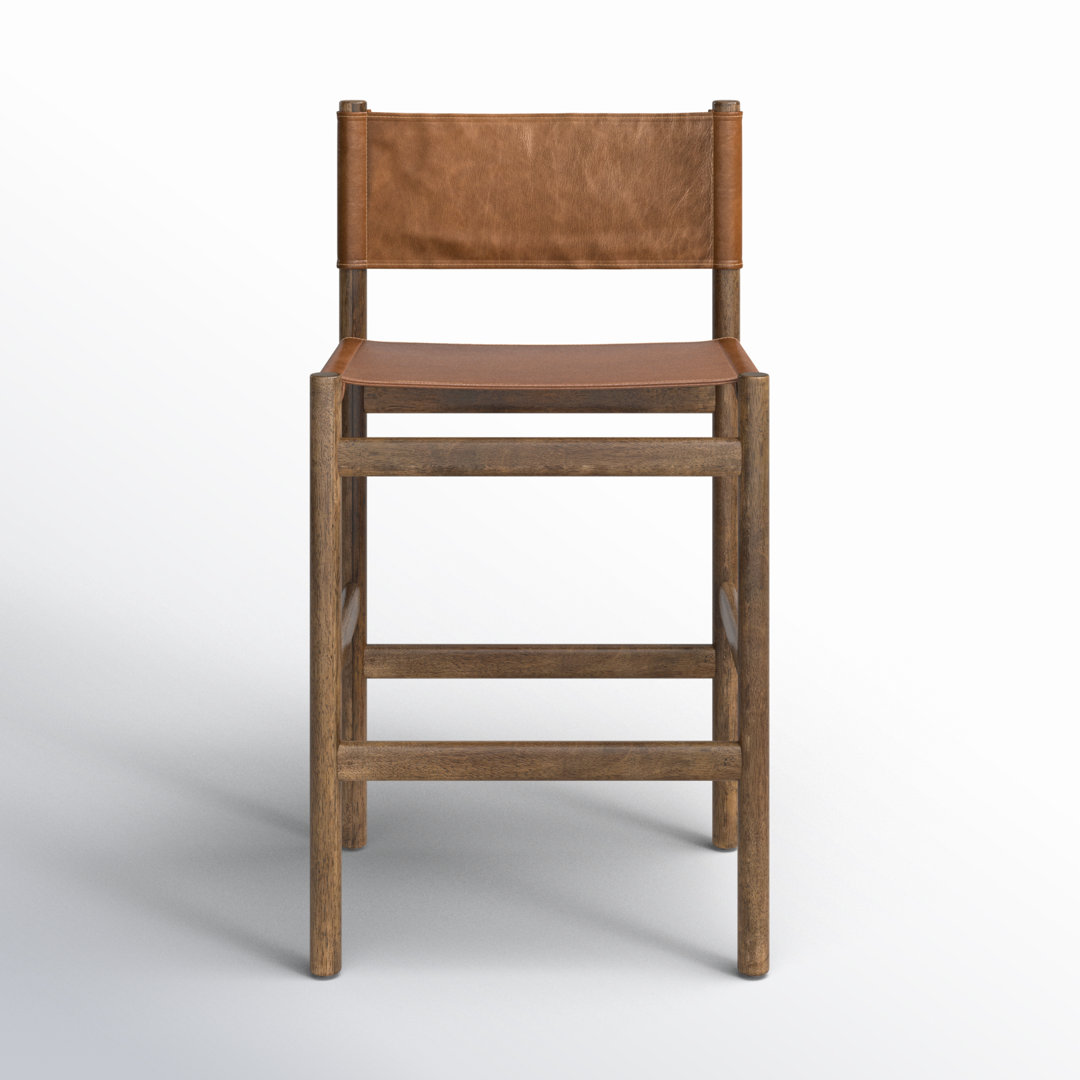 Matisse Leather Stool Birch Lane™ Frame 
