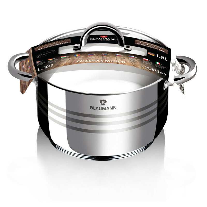 26 - Piece Non-Stick Stainless Steel Cookware Set