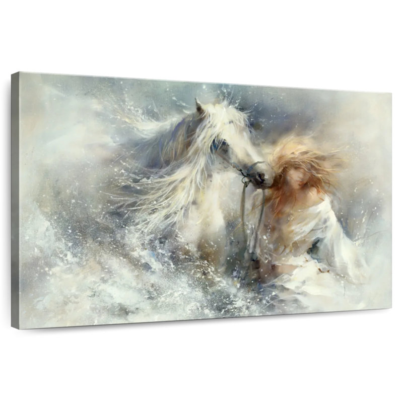 Scene In Water, 34" H x 51" W