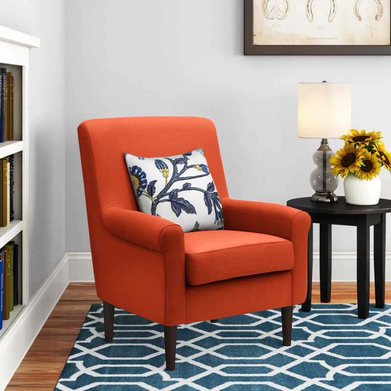 Ronald Upholstered Armchair, Klein Saffron Basketweave