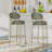 29'' H Seat Height Upholstered Bar Stools-1425136715