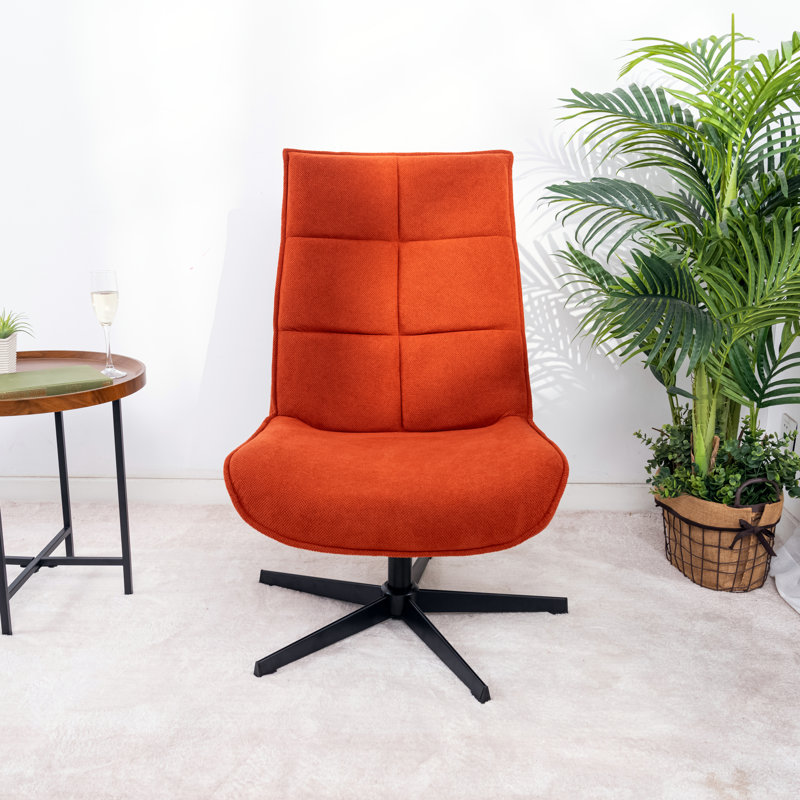 Aujanai Foam Padding Office Chair, Orange