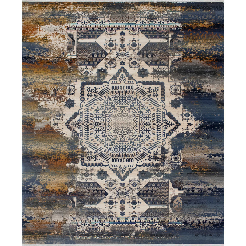 Zermeno Oriental Indoor Rug, Rectangle 2' x 3'
