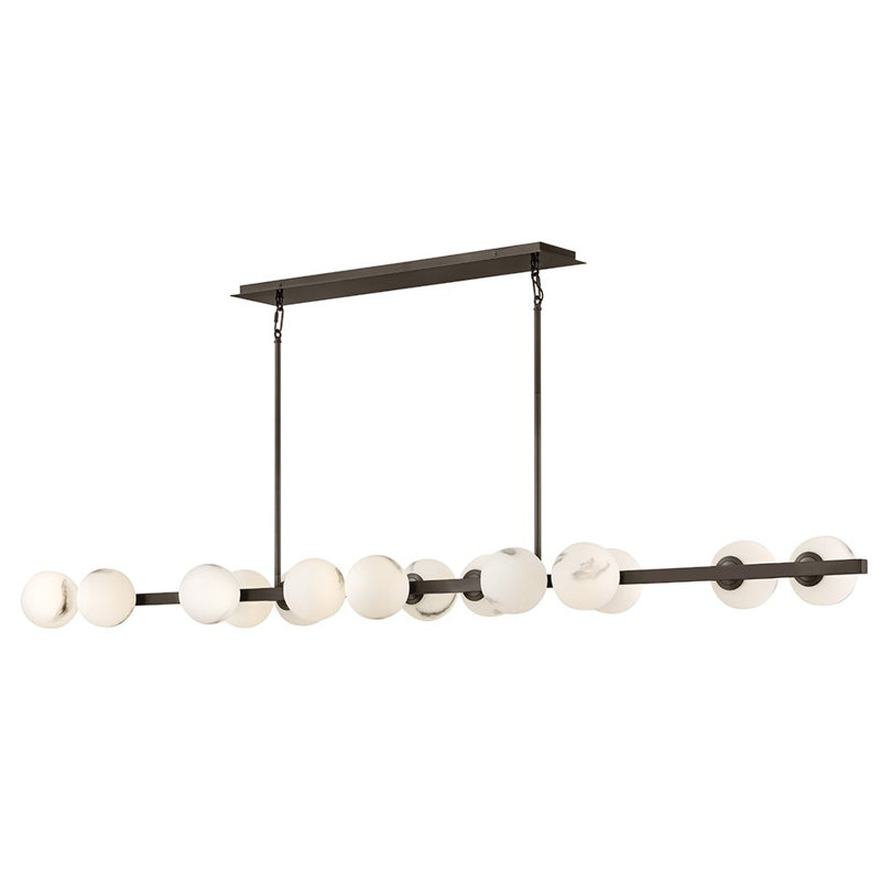Selene 14 - Light Chandelier, Matte Black