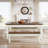 3 Piece Dining Table Set With 2 Benchs, Farmhouse Wood Kitchen Table With 2 Benches-1061044592