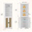 162cm H x 59.3cm W Bookcase