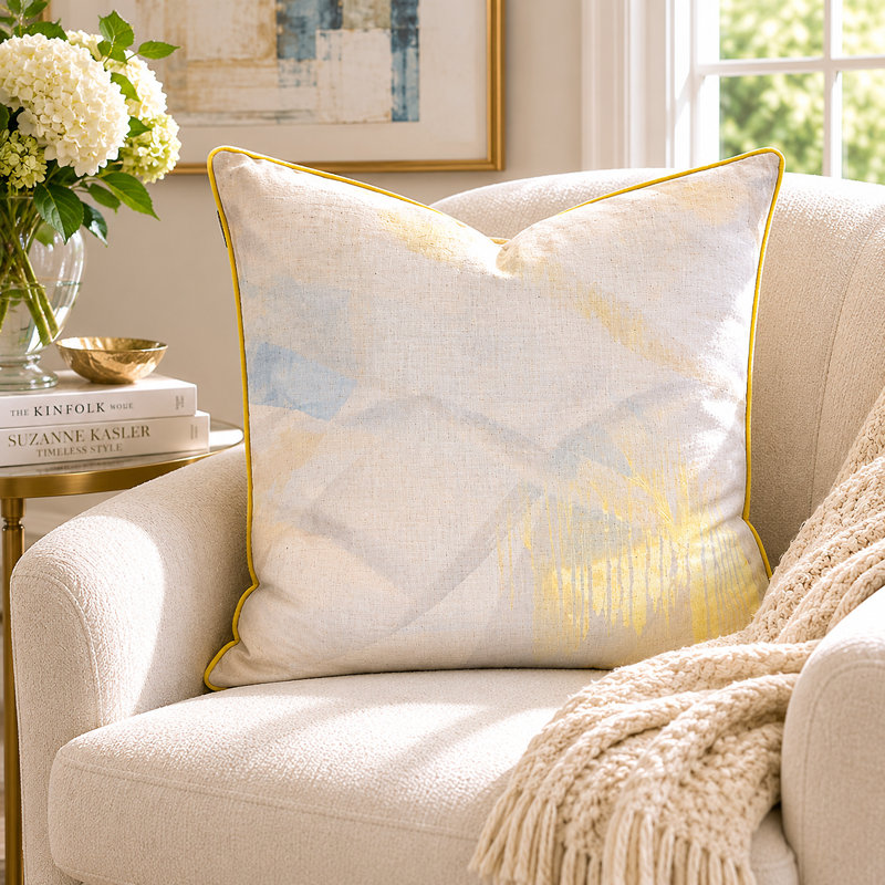 Coussin Napels Austin Allen James - Napels, H 26 po x l 26 po, Carrée