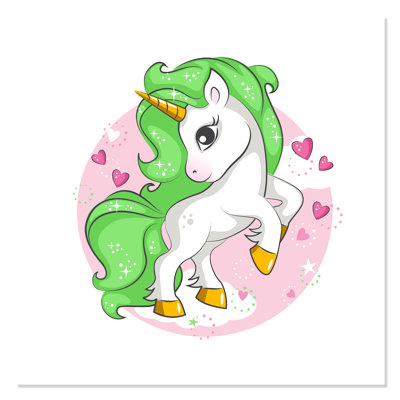 Impression sur papier licorne