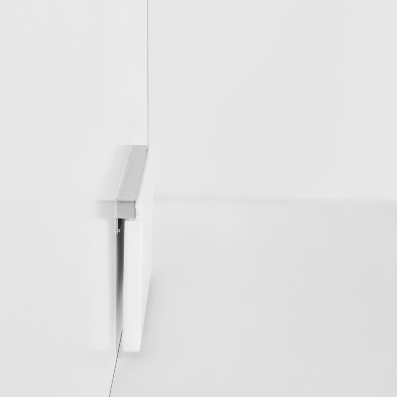 24" Cube Shower Chair, White