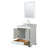 Deborah 30'' Single Bathroom Vanity with Marble Top-97684480-97684477