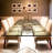 Bricen Glass Top Dining Table