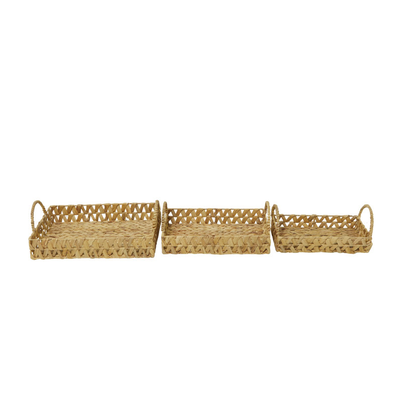 Wicker Tray - Set of 3