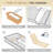 Aoodor Outdoor 3" Chaise Lounge Seat Cushion with Ties Set of 2-740249300