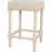 Elegant Cream 24-Inch Counter Stool with Barley Twist Legs-19231154-46521156