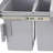 40L Pullout Recycling Garbage Trash Can