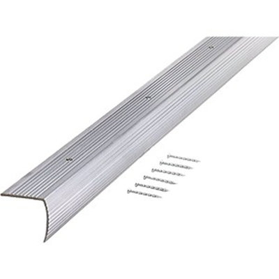 M-D 78105 72" X 1-1/8" Silver Fluted Stair Edging A726-1PK