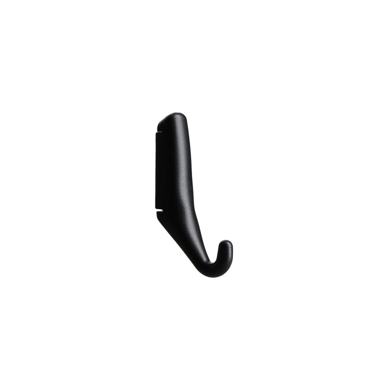Plastic Wall Wall Hook, Black