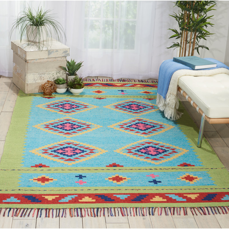 Baur Southwestern Hand Woven Area Rug, Rectangle 152 x 213cm
