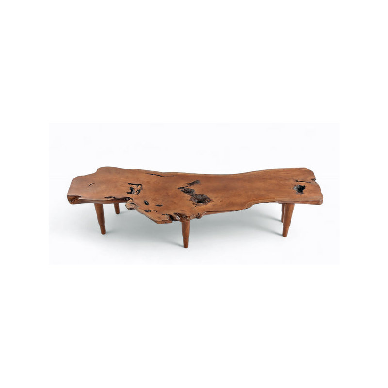 Table basse en teck recyclé